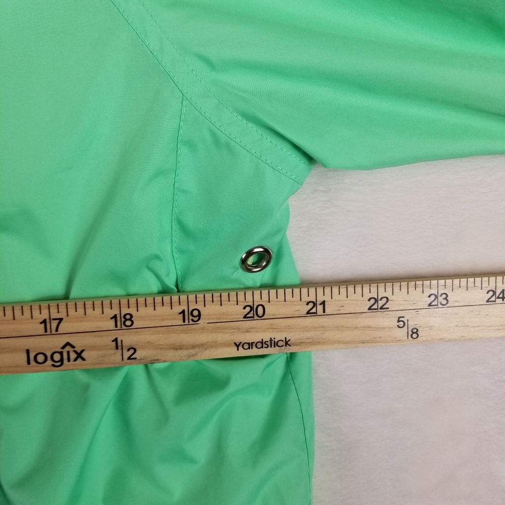 Oleg Cassini Sport Womens Mint Green Windbreaker Anorak & Pants Tracksuit Set M - Picture 5 of 12